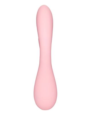 Pink 10-Function Splashproof Rechargeable Rabbit Vibrator - 7.6 Inch