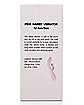 Pink 10-Function Splashproof Rechargeable Rabbit Vibrator - 7.6 Inch