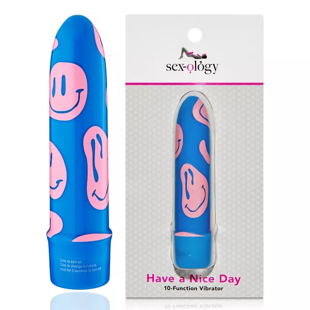 does spencers sell sex toys Have a Nice Day 10-Function Waterproof Vibrator 5.3 Inch - Sexology