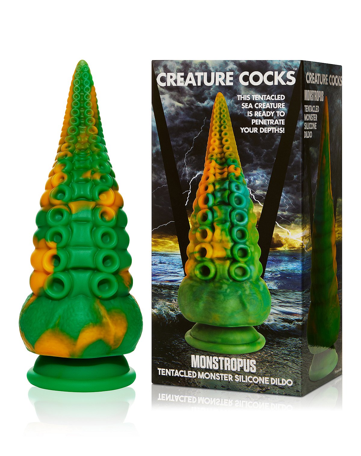 Monstropus Tentacled Monster Silicone Dildo 7.6 Inch - Creature Cocks