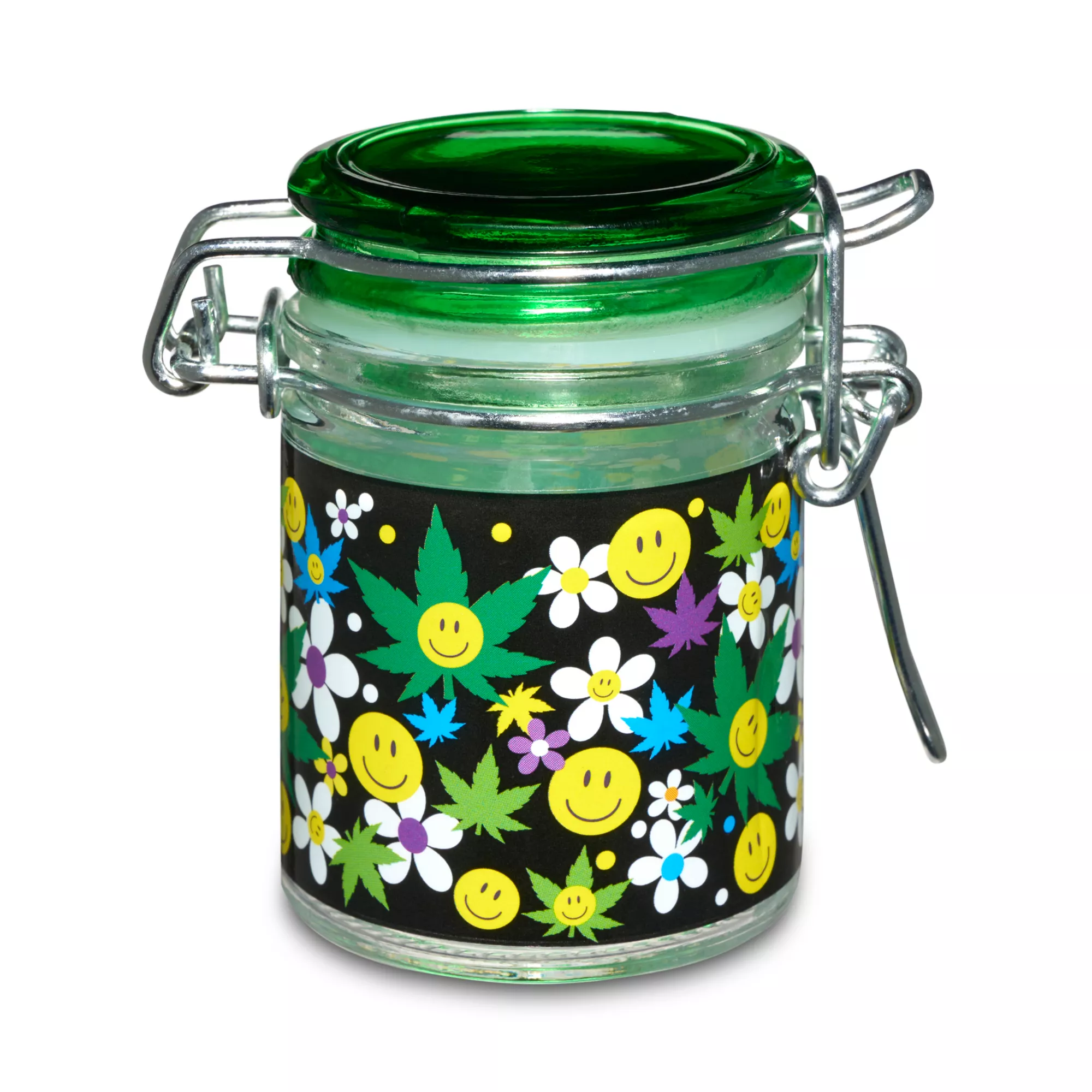 Smile Leaf Flower Stash Jar - 1.5 oz. at Spencer's