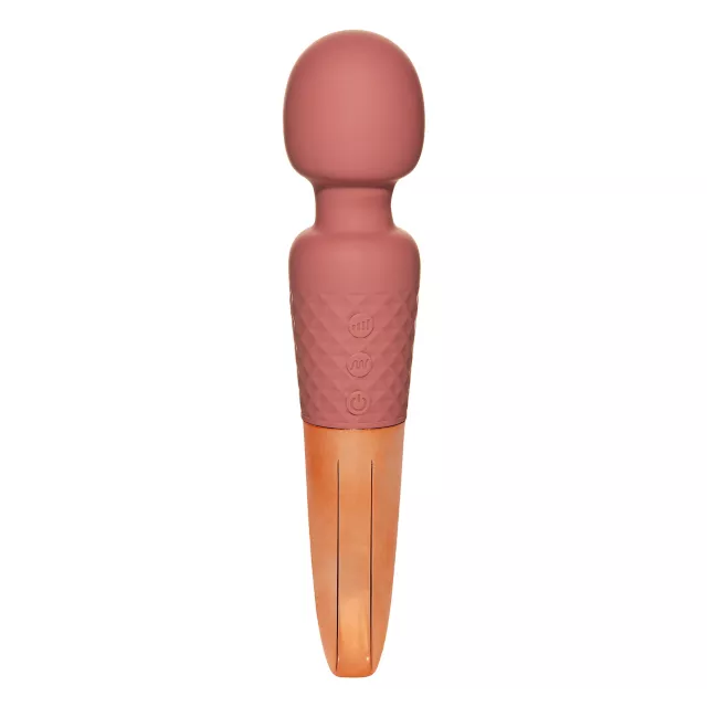 Naked Vibes Rechargeable 20-Function Vibrating Wand Massager - 7.9 Inch at Spencer's