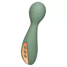 Sage Green 20-Function Rechargeable Wand Massager - 6.2 Inch at Spencer's