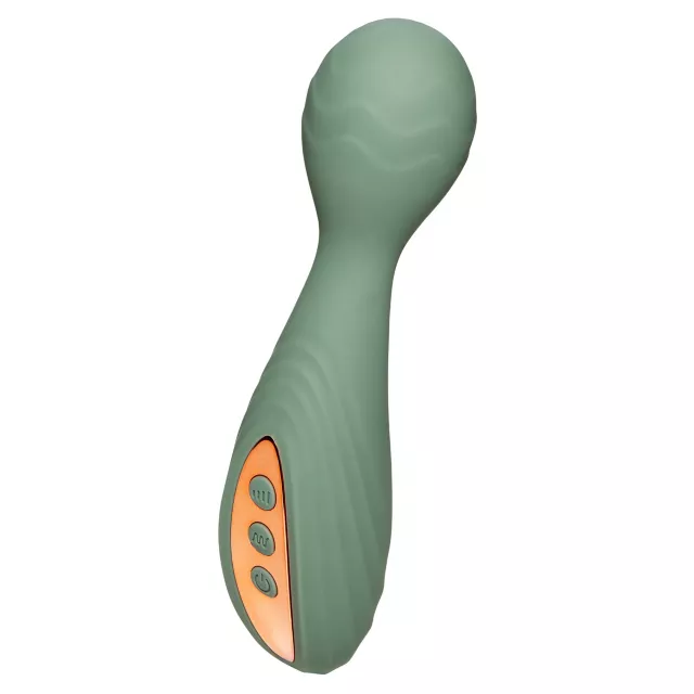 Sage Green 20-Function Rechargeable Wand Massager - 6.2 Inch at Spencer's