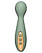 Sage Green 20-Function Rechargeable Wand Massager - 6.2 Inch