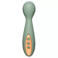 Sage Green 20-Function Rechargeable Wand Massager - 6.2 Inch at Spencer's
