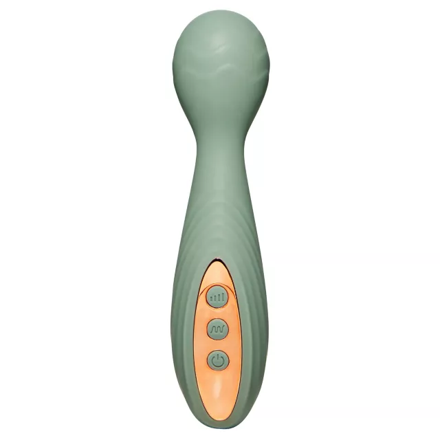 Sage Green 20-Function Rechargeable Wand Massager - 6.2 Inch at Spencer's