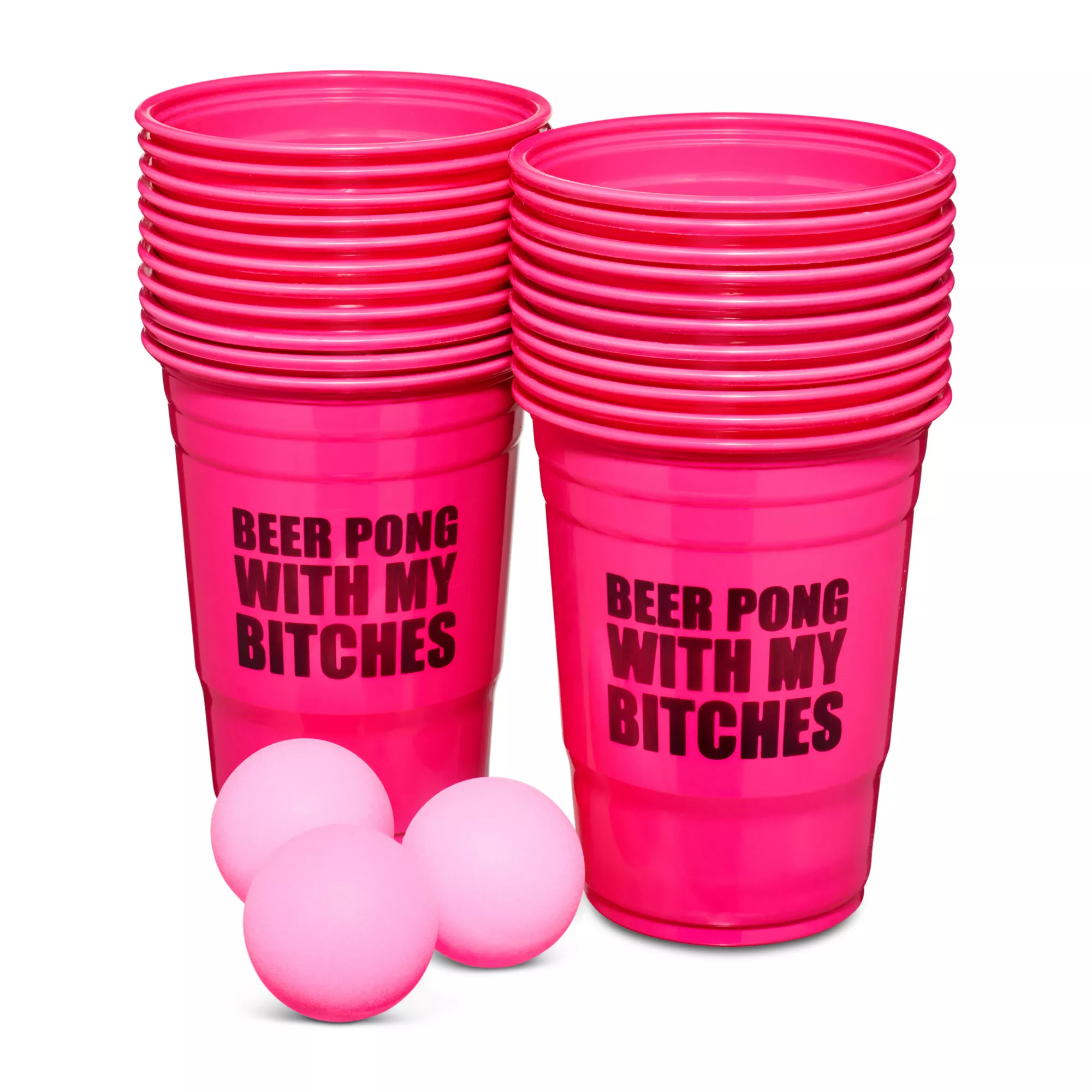 Beer Pong With My Bitches Cup and Ball Set at Spencer's