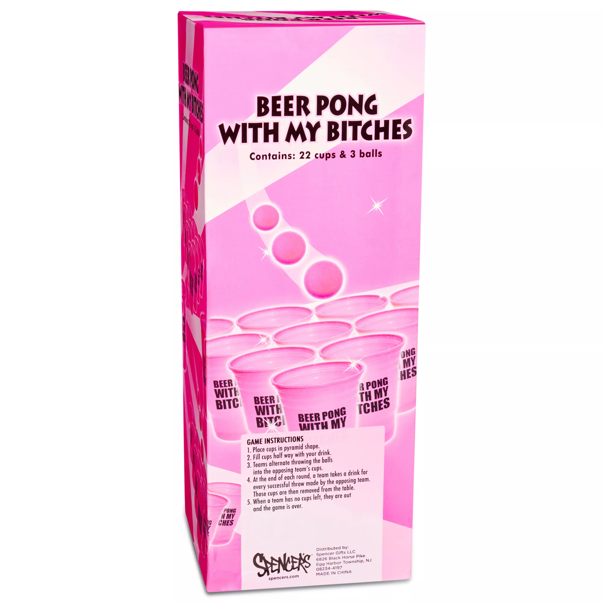 Beer Pong With My Bitches Cup and Ball Set at Spencer's