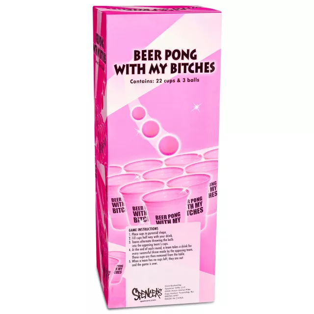 Beer Pong With My Bitches Cup and Ball Set at Spencer's