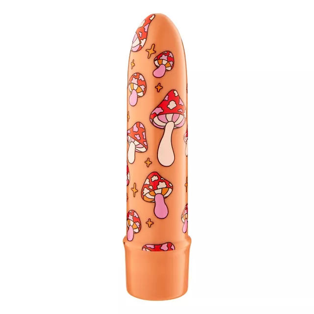 Magic Mushroom 10-Function Waterproof Bullet Vibrator 5.3 Inch - Sexology at Spencer's