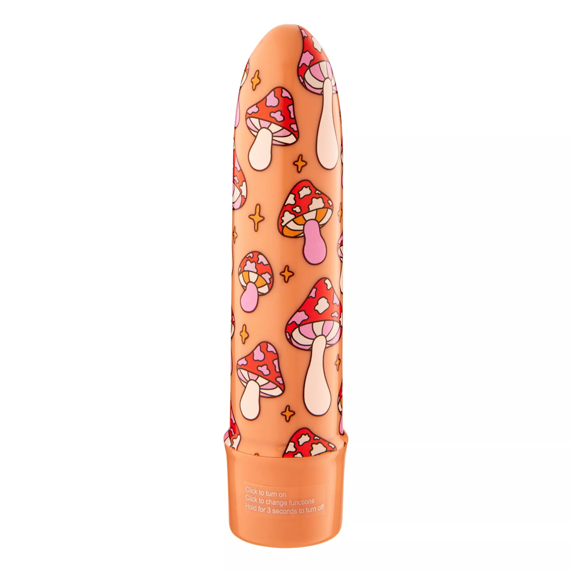 Magic Mushroom 10-Function Waterproof Bullet Vibrator 5.3 Inch - Sexology at Spencer's