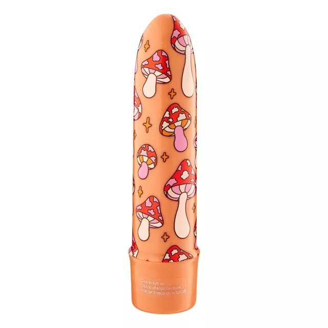 Magic Mushroom 10-Function Waterproof Bullet Vibrator 5.3 Inch - Sexology at Spencer's