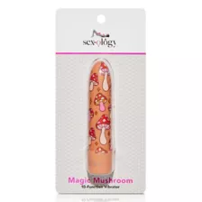Magic Mushroom 10-Function Waterproof Bullet Vibrator 5.3 Inch - Sexology at Spencer's
