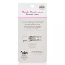Magic Mushroom 10-Function Waterproof Bullet Vibrator 5.3 Inch - Sexology at Spencer's
