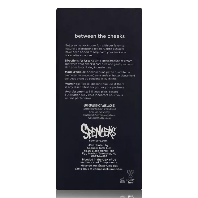 Between the Cheeks Anal Desensitizing Cream 1.5 oz. - Hott Love Extreme at Spencer's