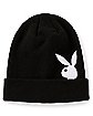 Playboy Bunny Logo Cuff Beanie Hat