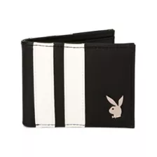Black Varsity Playboy Bifold Wallet at Spencer's