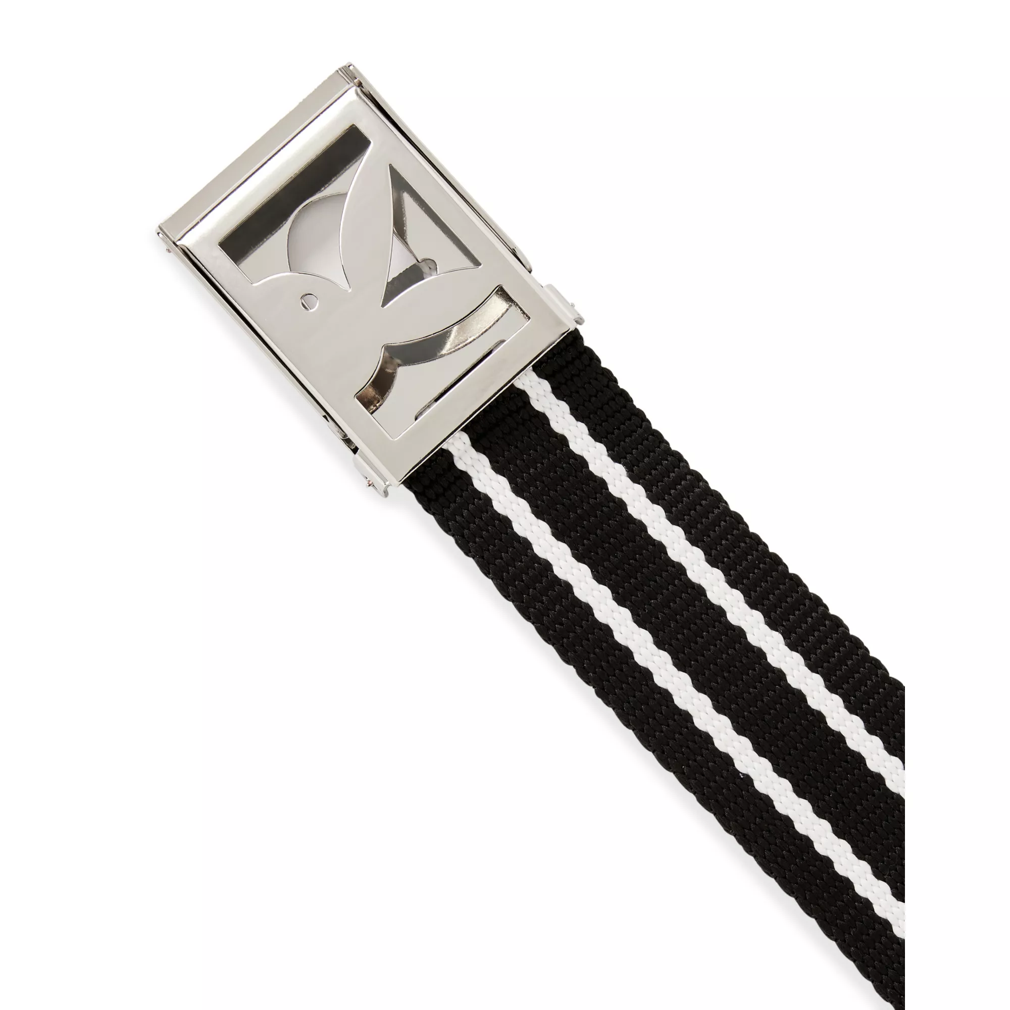 Black and White Stripe Playboy Bunny Belt at Spencer's