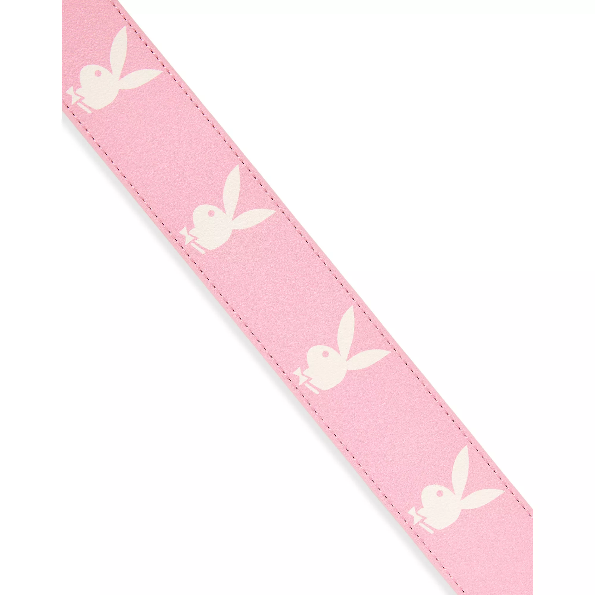 Playboy Bunny Logo Belt Pink at Spencer's