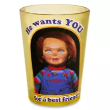 He Wants You Chucky Shot Glass - 1.5 oz. at Spencer's