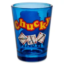 Playtime is Over Chucky Shot Glass - 1.5 oz. at Spencer's