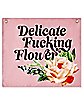 Delicate Fucking Flower Mini Tapestry