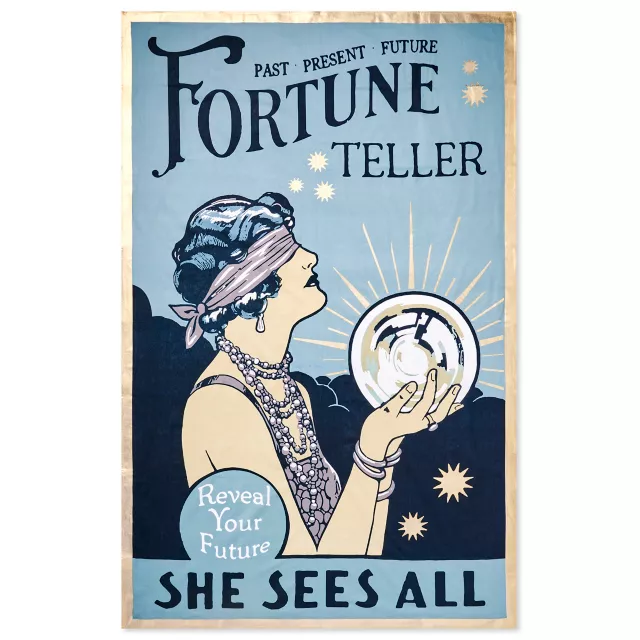 Vintage Fortune Teller Tapestry at Spencer's