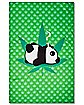Green Smoking Panda Tapestry