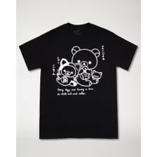 Black and White Lazy Rilakkuma T Shirt at Spencer's