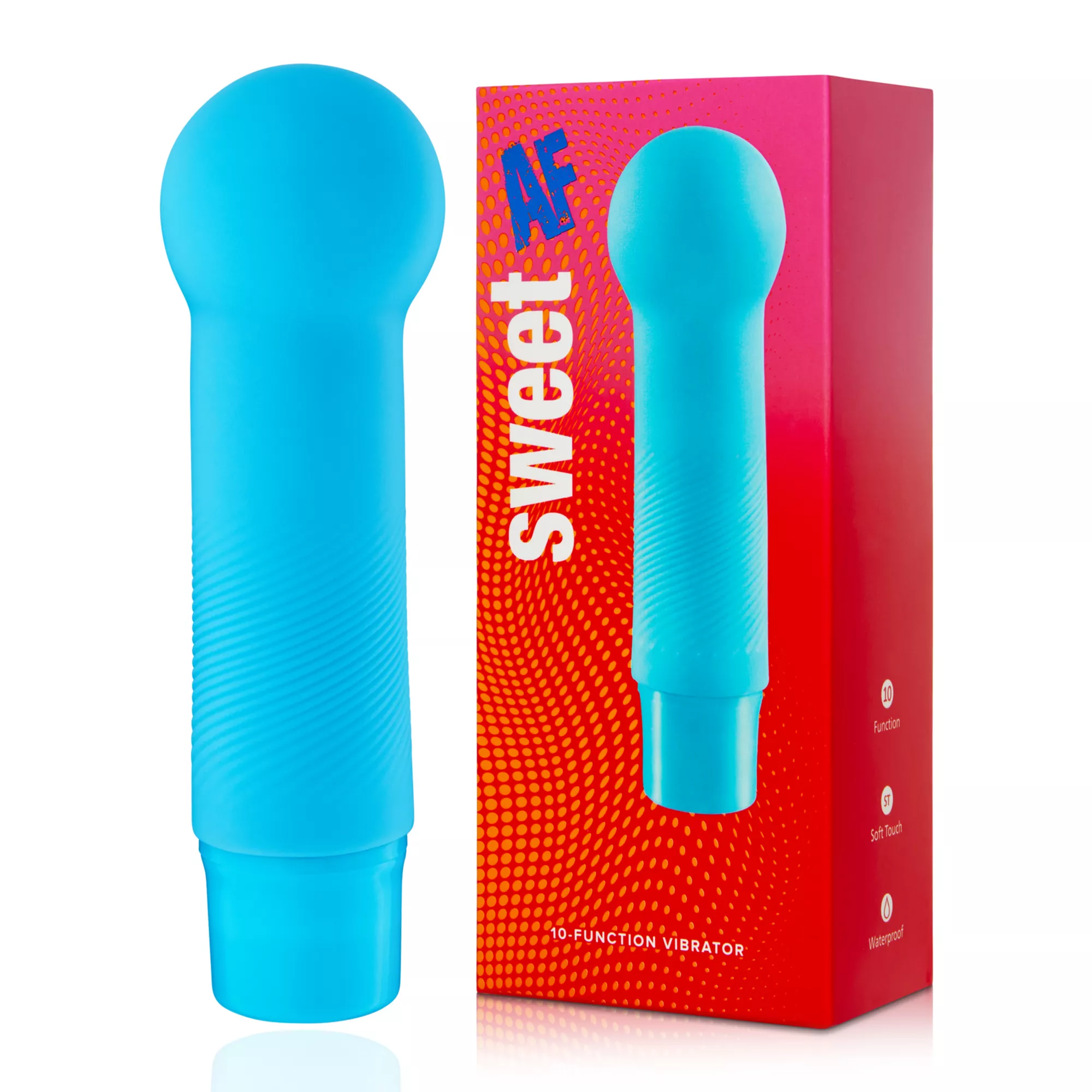 Sweet AF 10-Function Waterproof Vibrator - 5.3 Inch