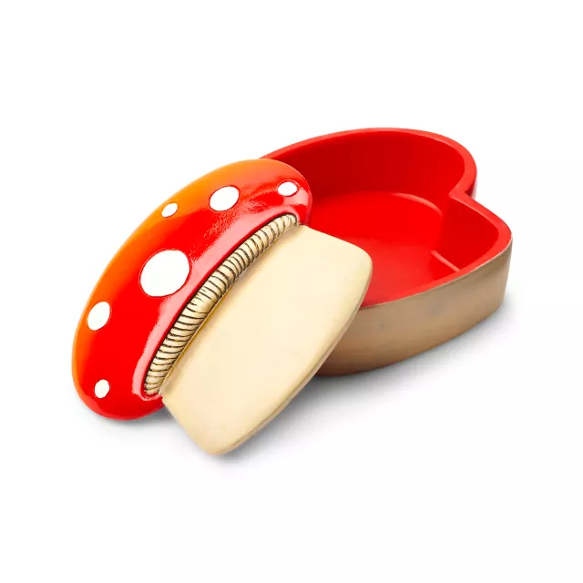 Red Mushroom Trinket Box at Spencer's