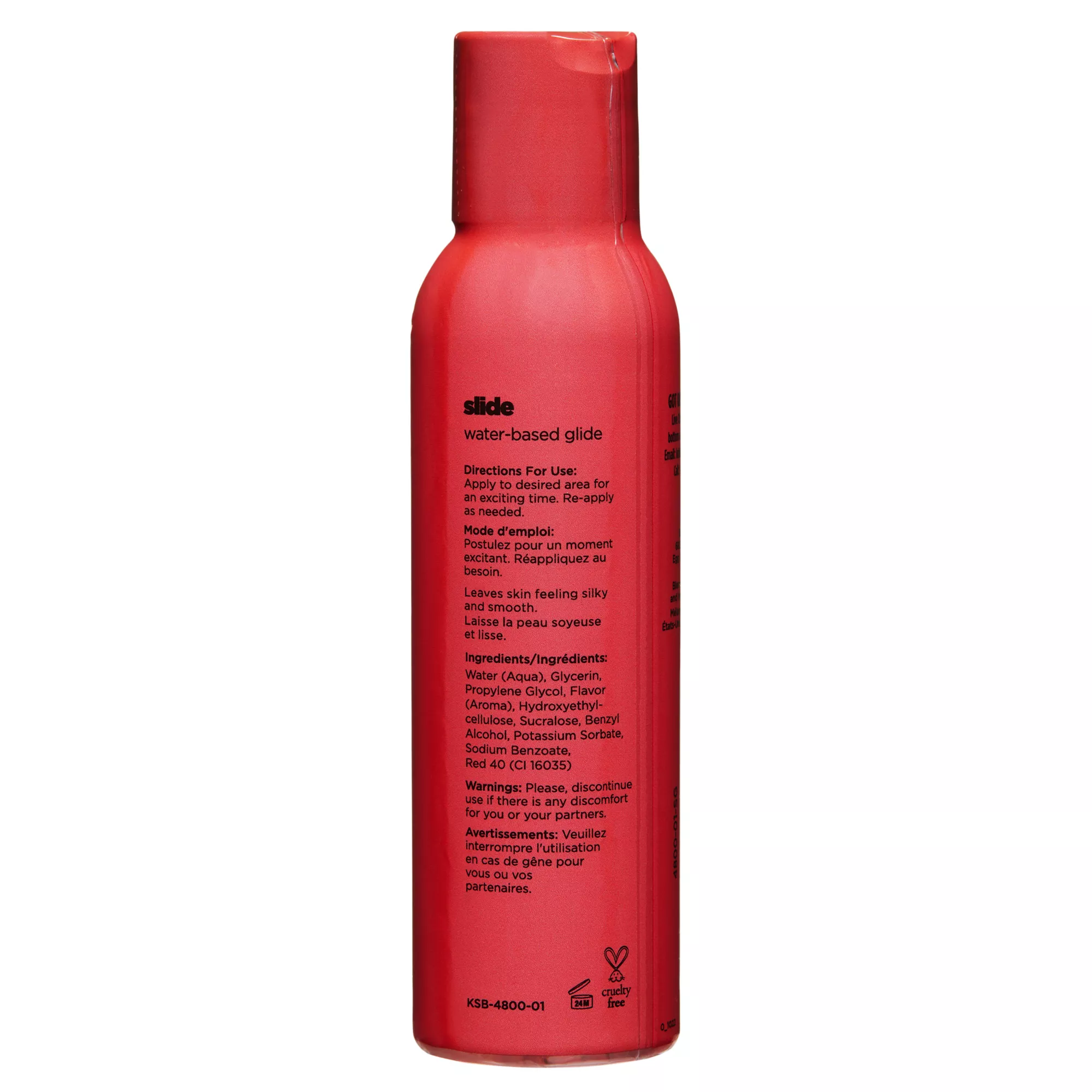 Strawberry Cucumber Flavored Water-Based Glide - 4 oz. at Spencer's