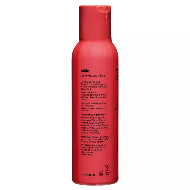 Strawberry Cucumber Flavored Water-Based Glide - 4 oz. at Spencer's