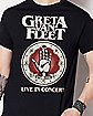 Greta Van Fleet Concert T Shirt