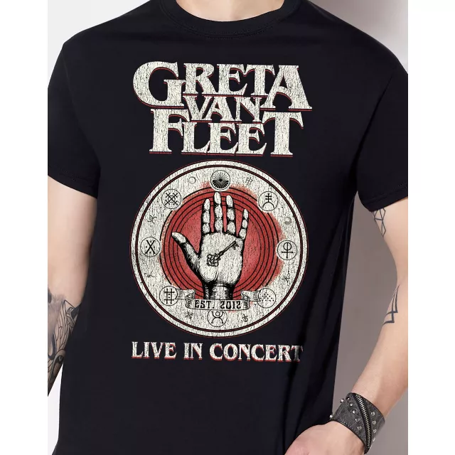 Greta Van Fleet Concert T Shirt at Spencer's