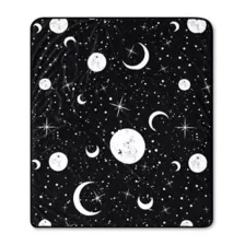 Celestial Moon and Stars Fleece Blanket at Spencer's