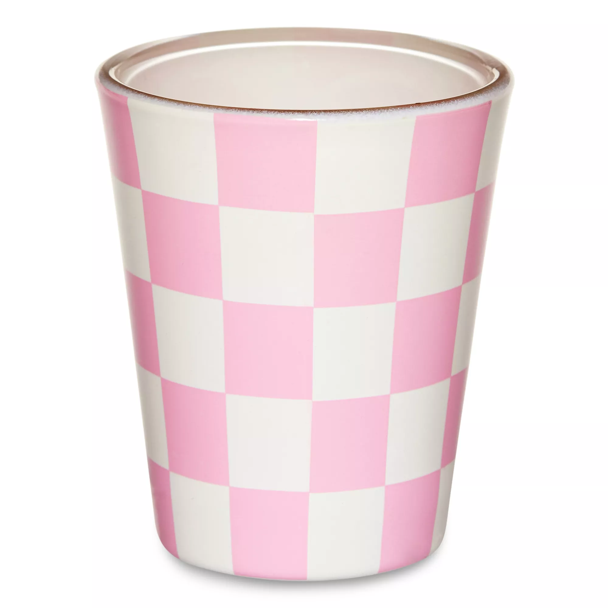 Pink Fuck Heart Checkered Shot Glass - 2 oz. at Spencer's