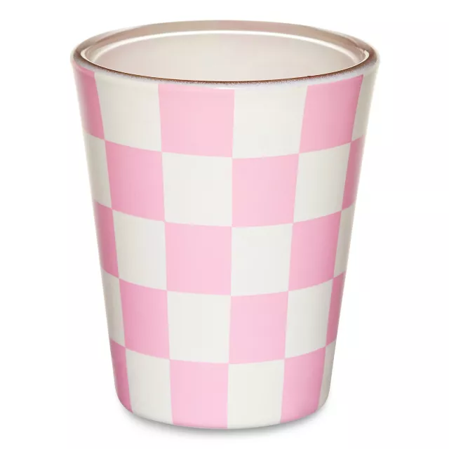 Pink Fuck Heart Checkered Shot Glass - 2 oz. at Spencer's