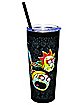 Rick and Morty Skull Eyes Cup with Straw- 22 oz.