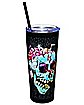 Rick and Morty Skull Eyes Cup with Straw- 22 oz.