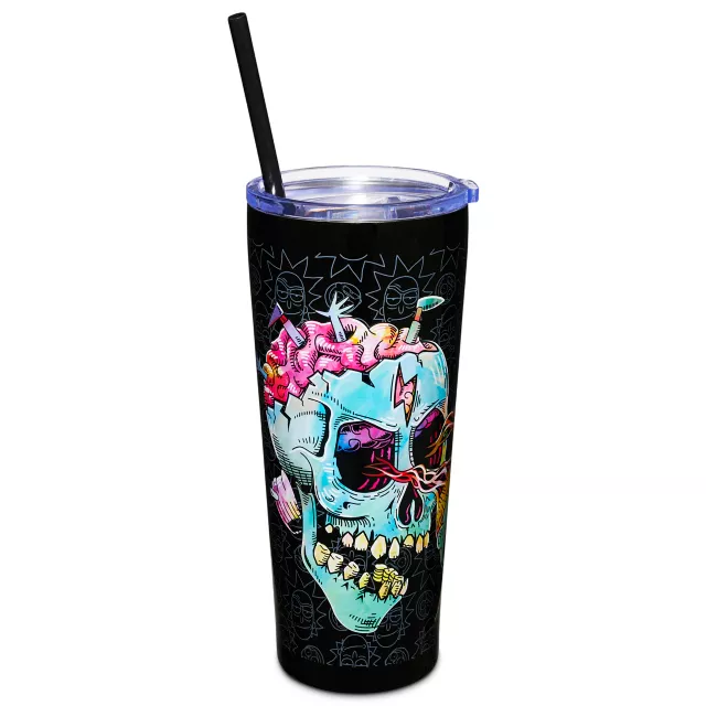 Rick and Morty Skull Eyes Cup with Straw- 22 oz. at Spencer's