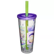 Cyber Rick and Morty Cup with Straw - 24 oz. at Spencer's