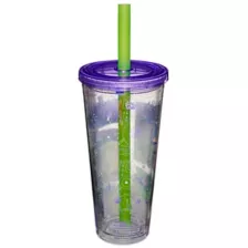 Cyber Rick and Morty Cup with Straw - 24 oz. at Spencer's