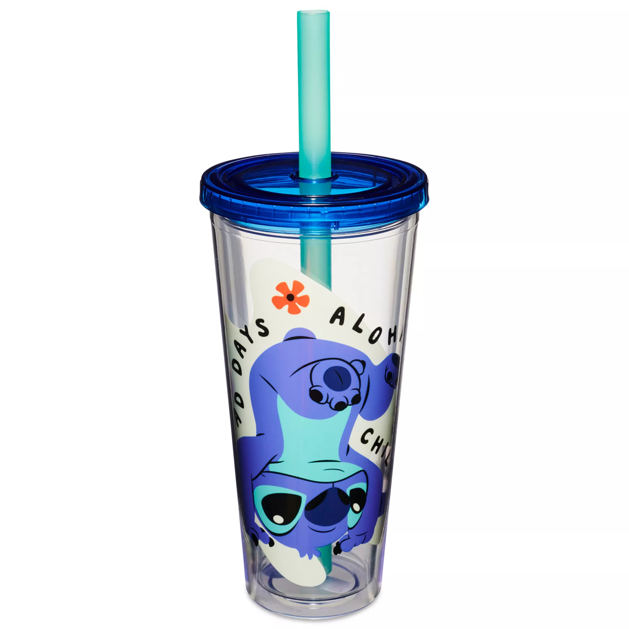 Stitch No Bad Days Cup with Straw 24 oz. - Lilo & Stitch at Spencer's