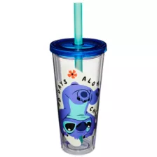 Stitch No Bad Days Cup with Straw 24 oz. - Lilo & Stitch at Spencer's