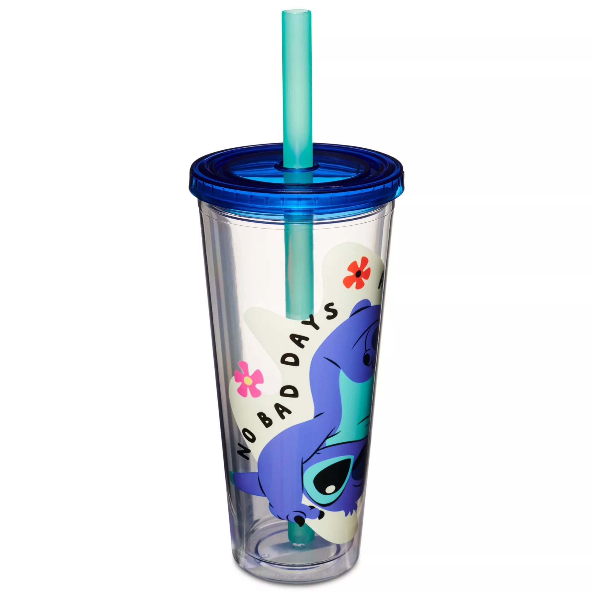 Stitch No Bad Days Cup with Straw 24 oz. - Lilo & Stitch at Spencer's