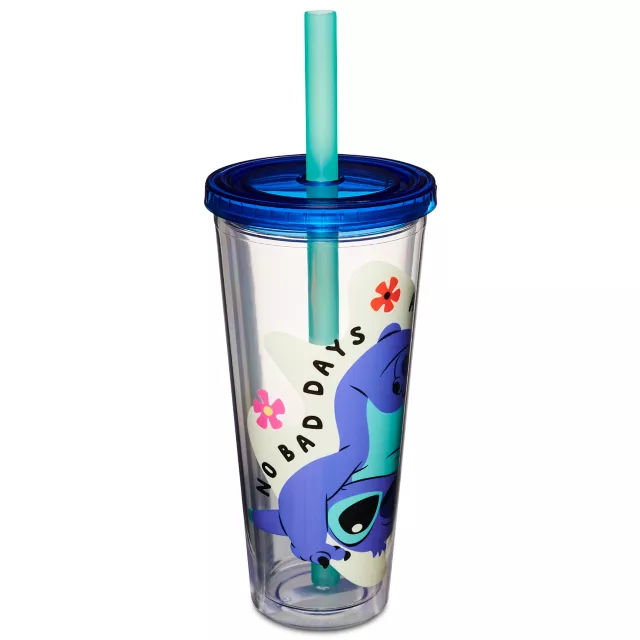 Stitch No Bad Days Cup with Straw 24 oz. - Lilo & Stitch at Spencer's
