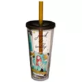 Jack Skellington and Sally Tarot Card Cup with Straw 24 oz. - The Nightmare Before Christmas at Spencer's