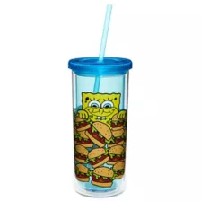 SpongeBob Squarepants Krabby Patties Cup with Straw - 20 oz. at Spencer's